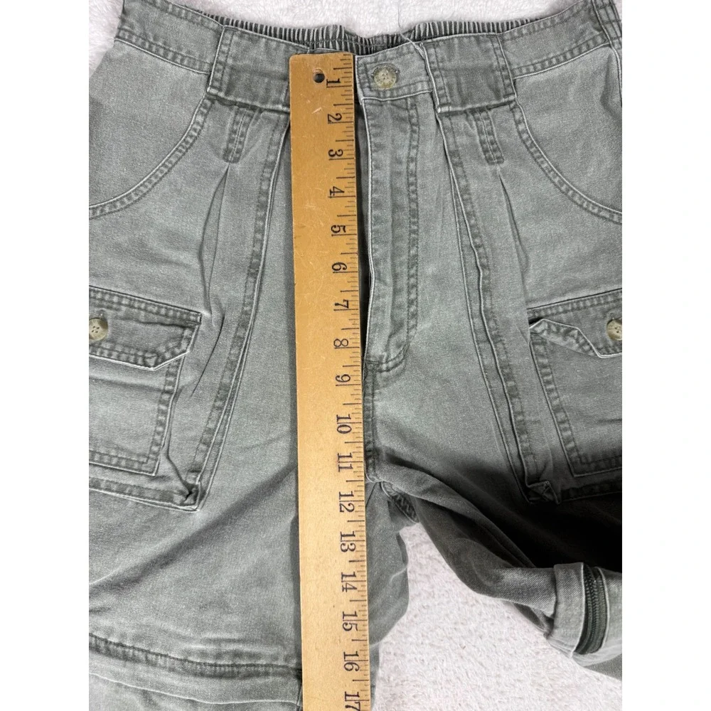 RedHead Convertible Cargo Pants Mens 32x33 Green Good Zip Off Utility Gorpcore